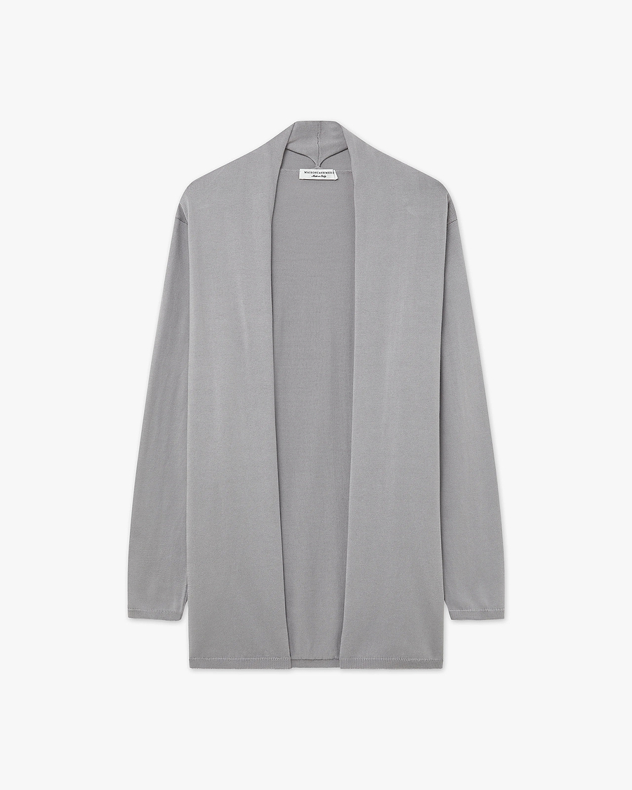 Oasi Open Cardigan - Grey Cotone