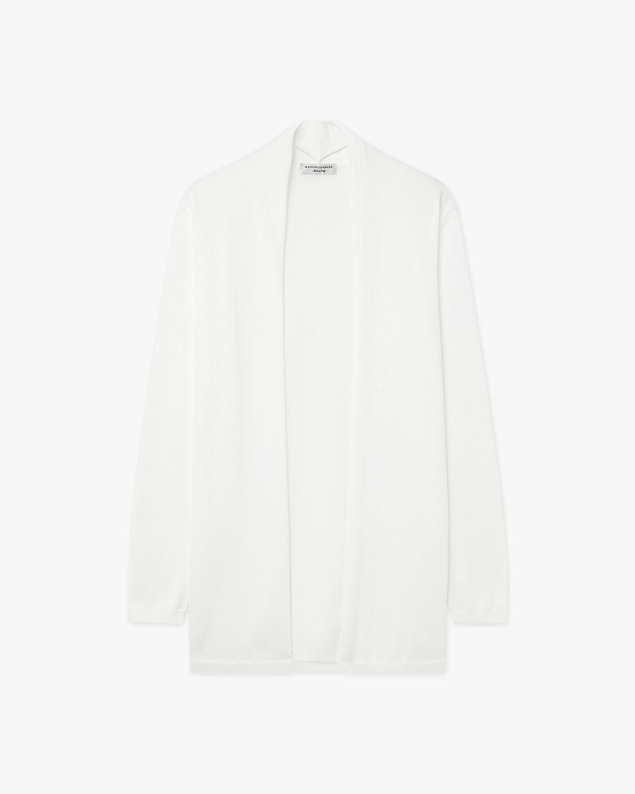 Oasi Open Cardigan - White Cotone