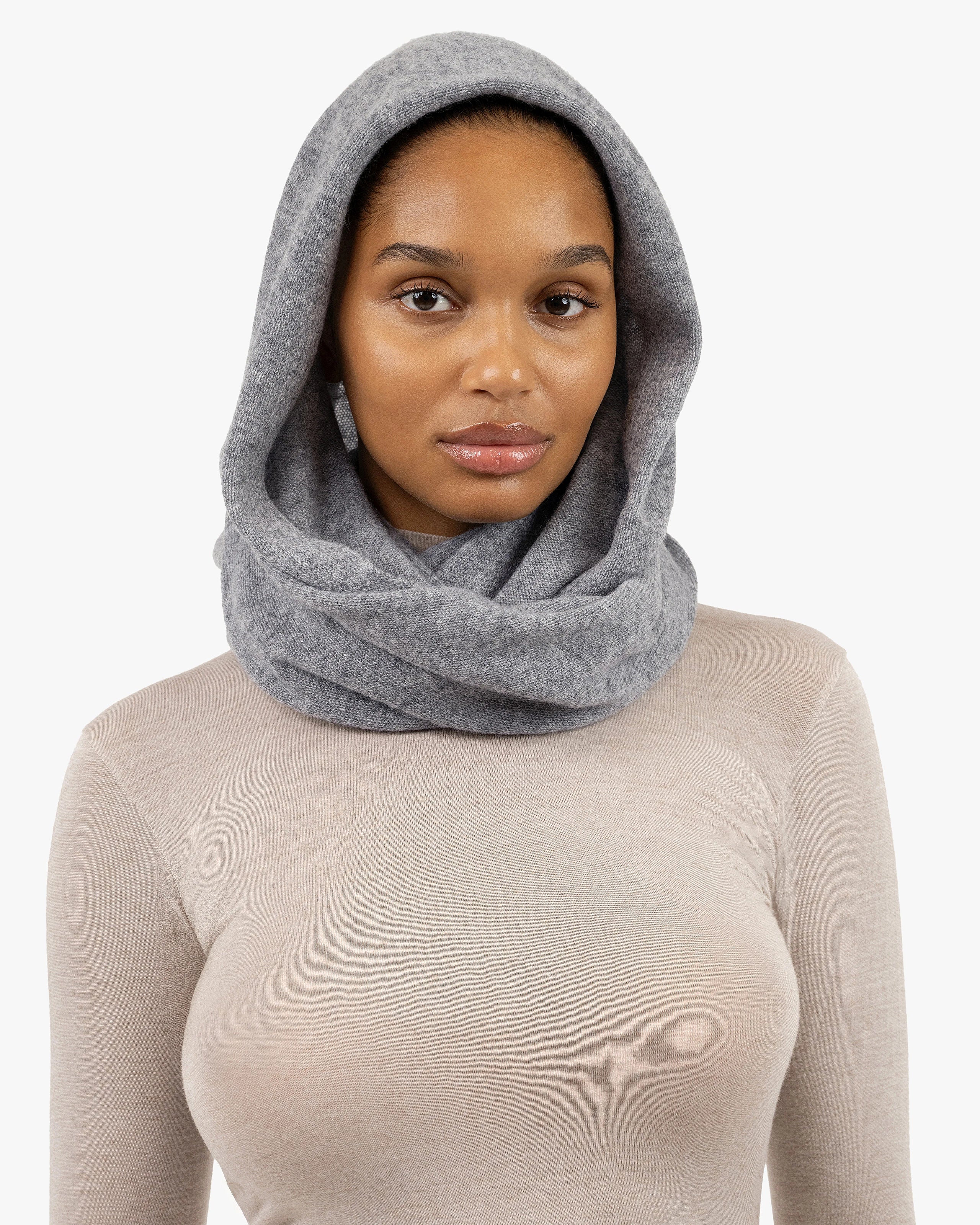 Infinity Wrap - Medium Grey Cashmere