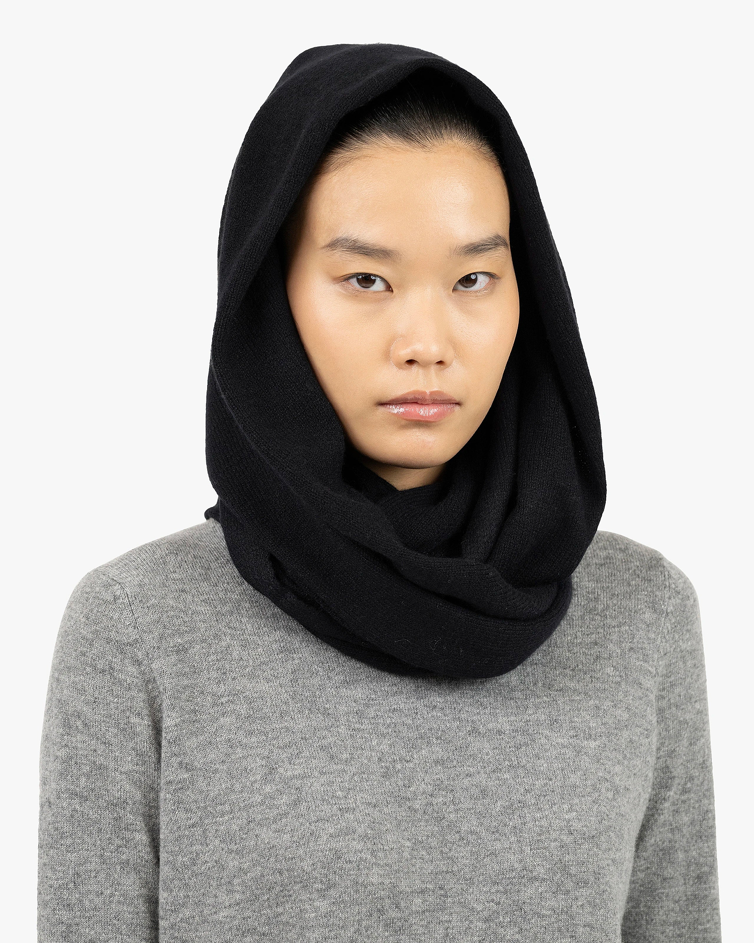 Infinity Wrap - Black Cashmere