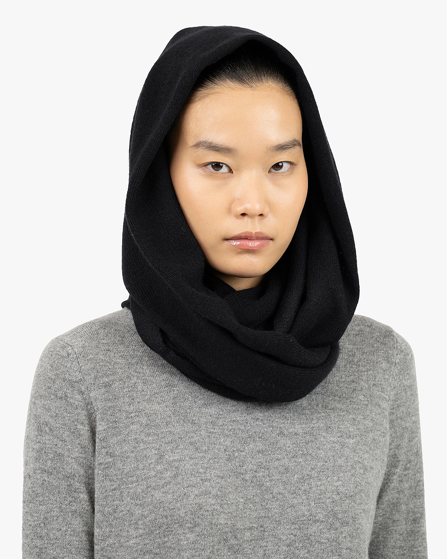 Infinity Wrap - Black Cashmere
