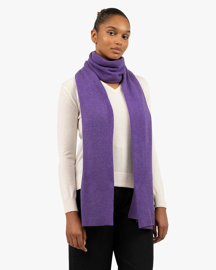 Lightness Maxi Scarf - Purple Cashmere