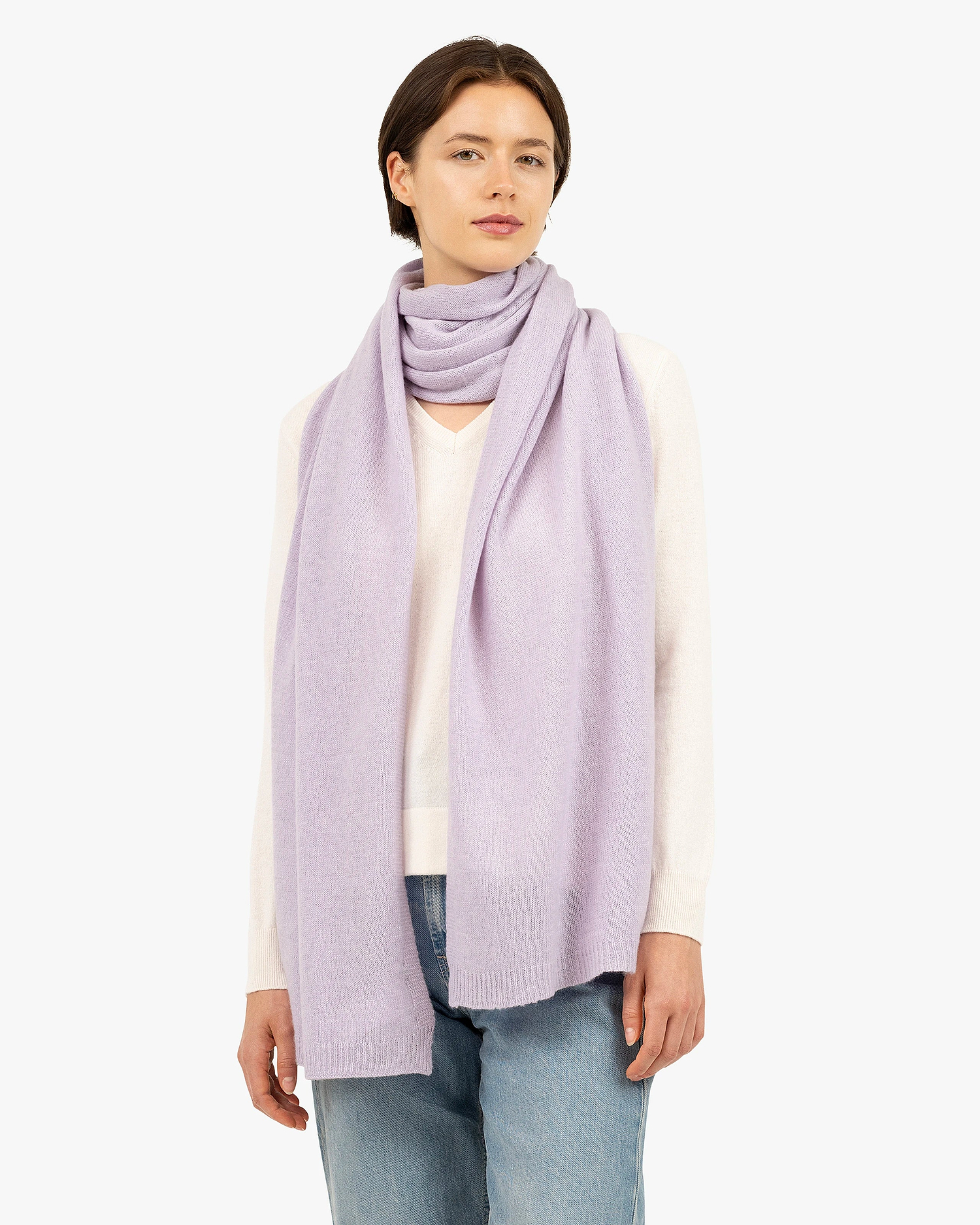 Lightness Maxi Scarf - Lilac Cashmere