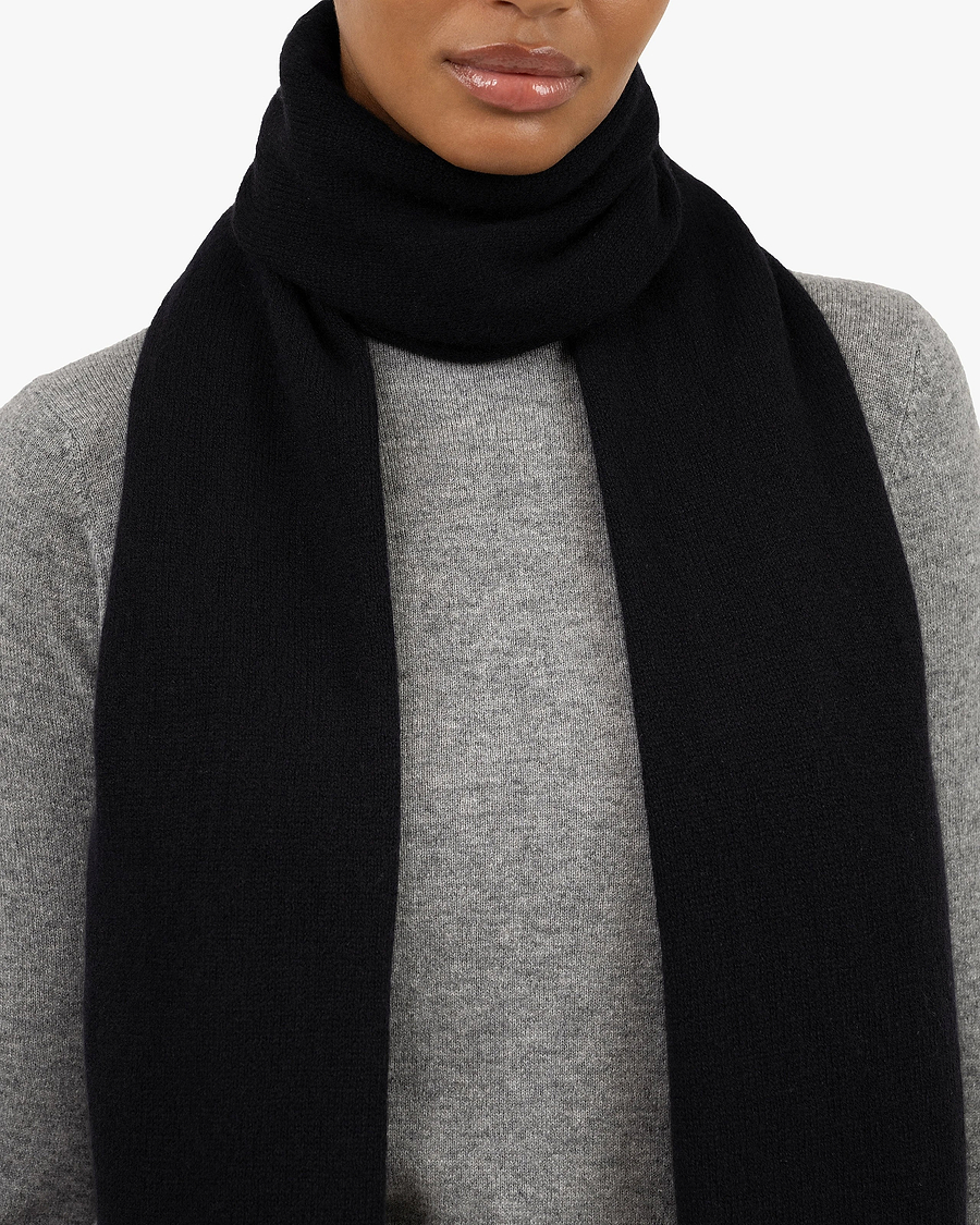 Lightness Maxi Scarf - Black Cashmere