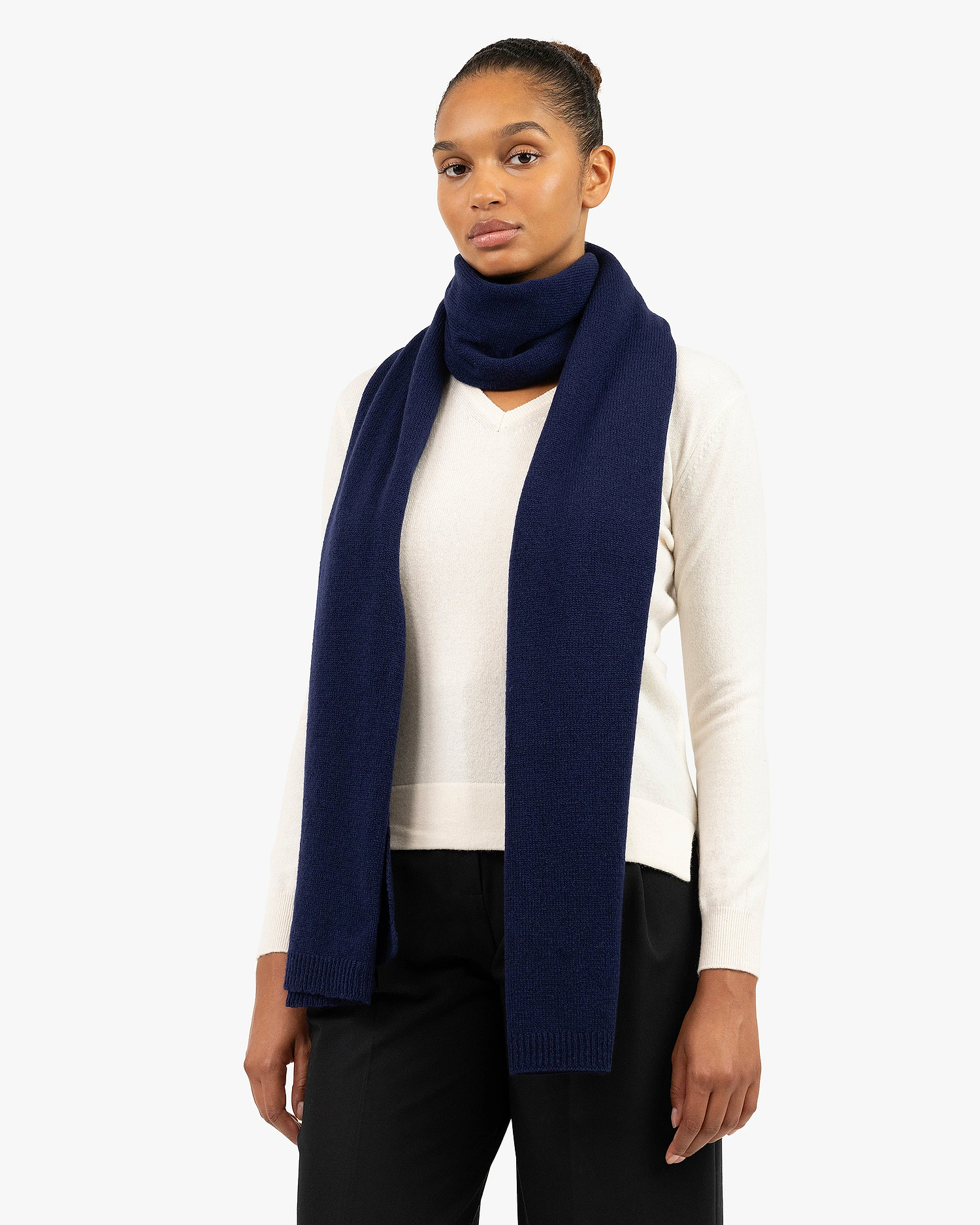Lightness Maxi Scarf - Blue Cashmere
