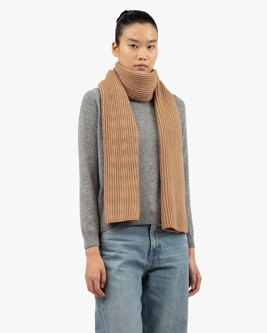 Maxi Sciarpa Cashmere Essential per Donna - Beige Maxi Sciarpa Cashmere Essential per Donna - Beige