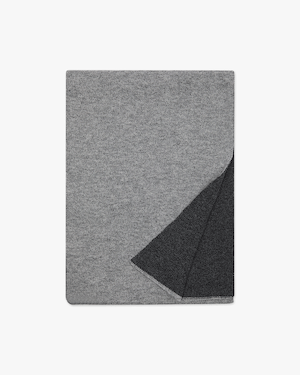 Two-Tone Maxi Schal - Dunkelgrau