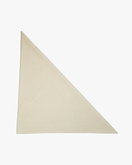 Maxi Triangle Scarf - White