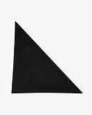 Maxi Triangle Scarf - Black