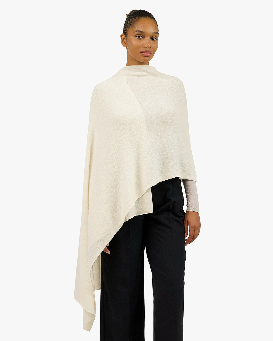Essential Maxi Wrap - White Cashmere
