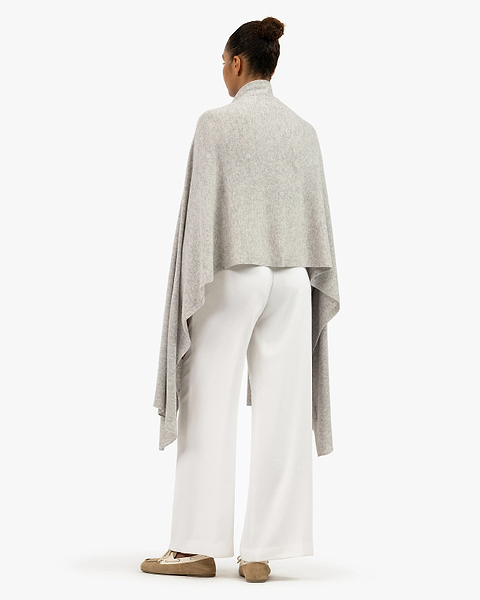 Essential Maxi Wrap - Light Grey Cashmere