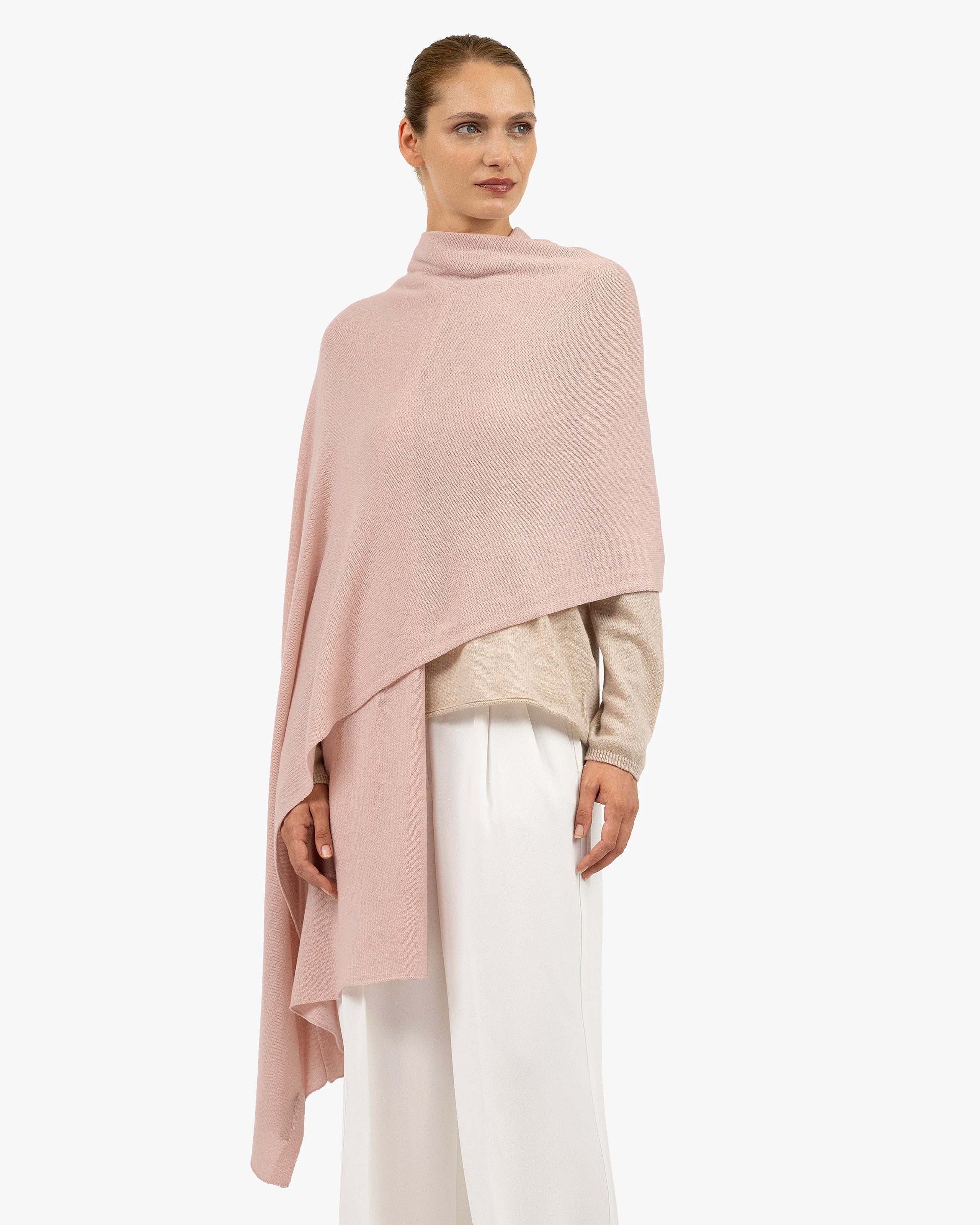 Essential Maxi Wrap - Rose Cashmere
