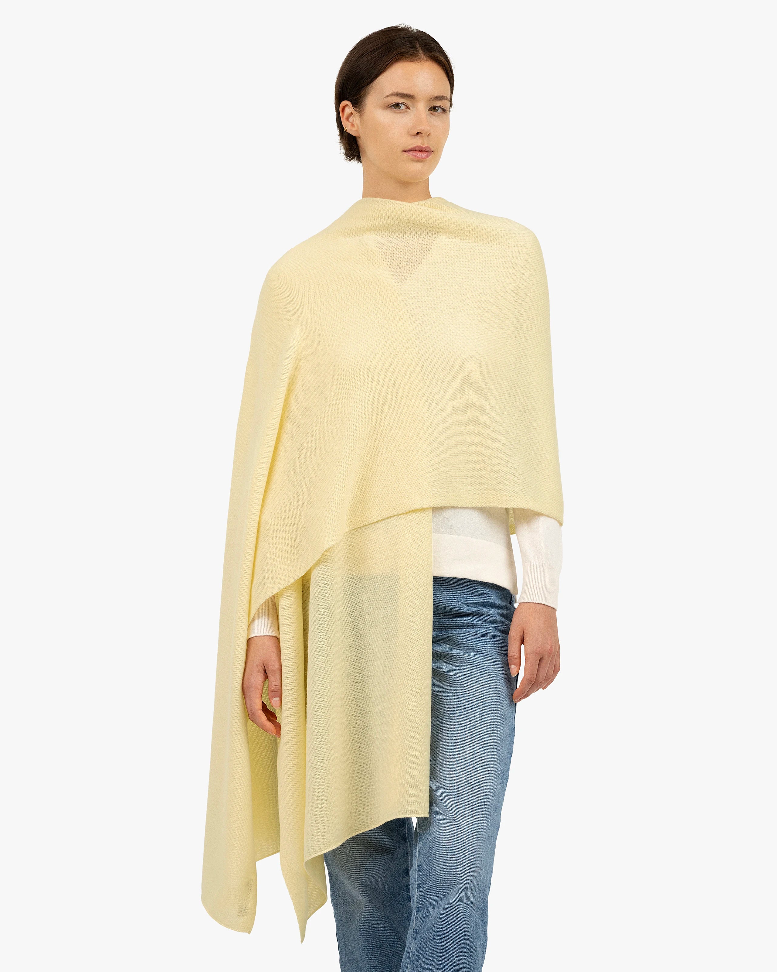 Essential Maxi Wrap - Yellow Cashmere