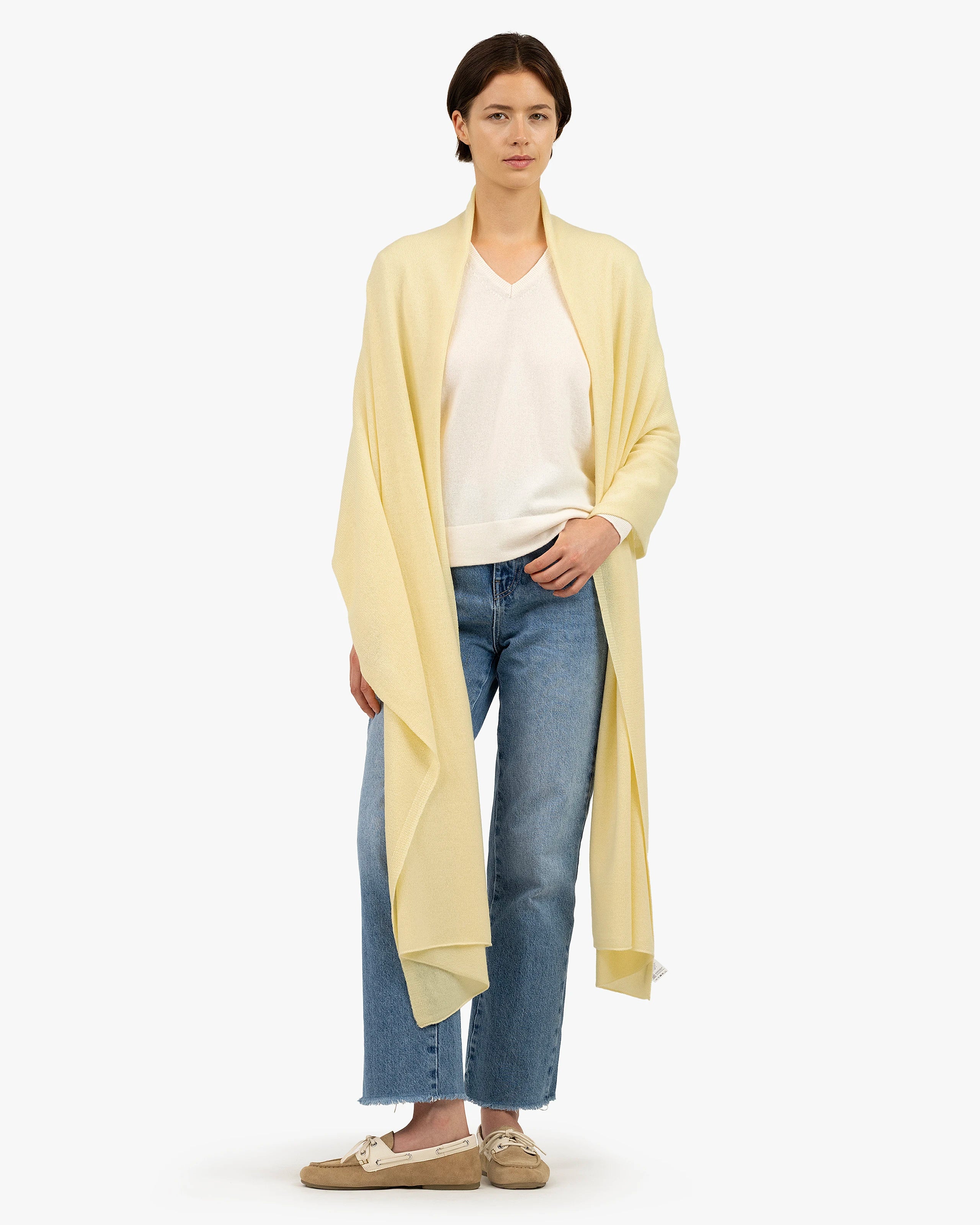 Essential Maxi Wrap - Yellow Cashmere