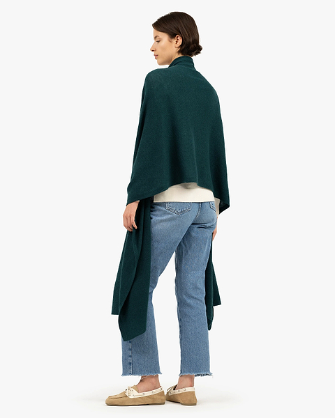 Essential Maxi Wrap - Green Cashmere