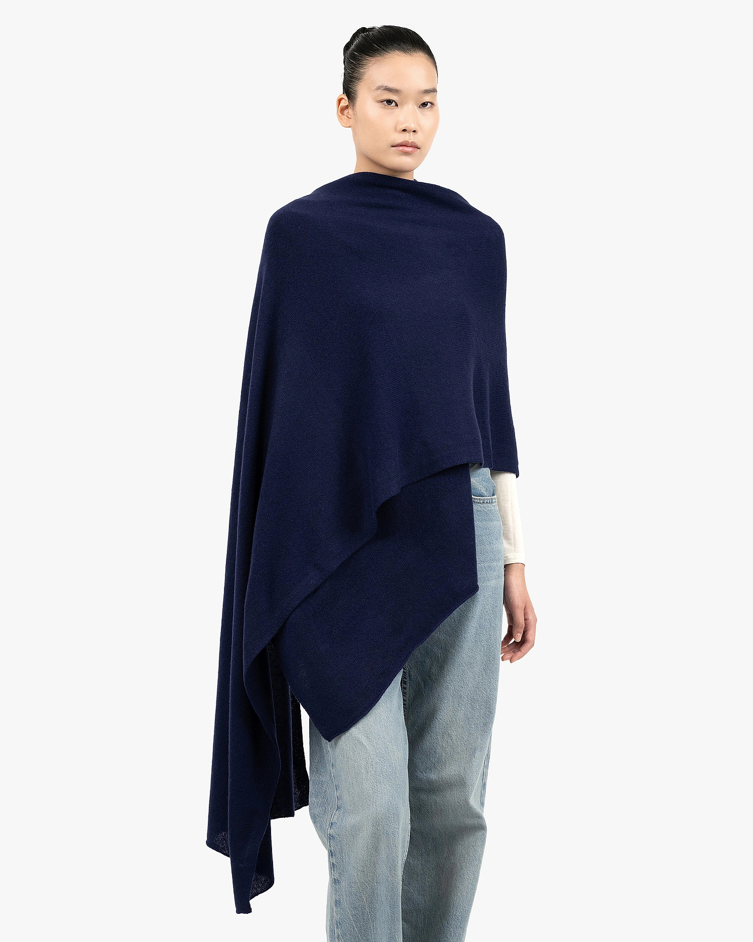 Essential Maxi Wrap - Blue Cashmere