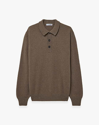 Pull Polo Faloria Homme · Brun