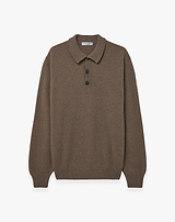 Pull Polo Faloria Homme · Brun
