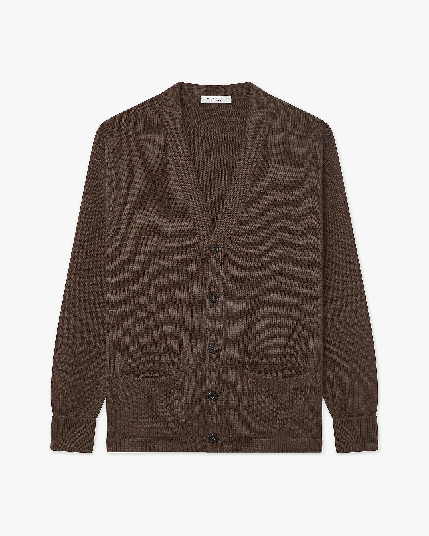 Men's Beacon Cardigan - Brown Cashmere