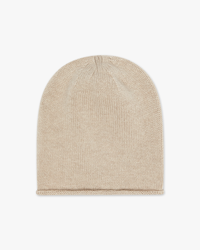 Men's San Carlo Beanie - Beige Cashmere