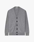 Classic Cardigan Herren - Mittelgrau