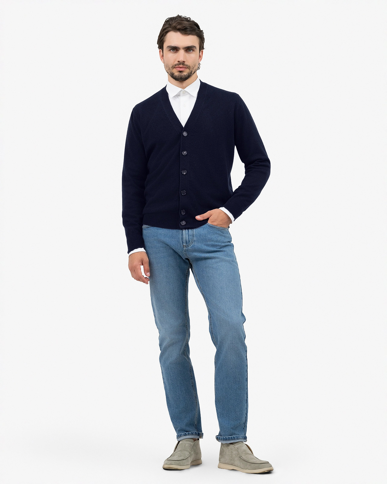 cashmere sweater light blue mens cardigan