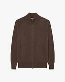 Ampezzo Zip-Strickjacke Herren - Braun