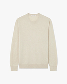 Classic Rundhalspullover Herren - Helles Beige