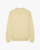 Classic Rundhalspullover Herren - Gelb
