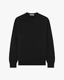 Classic Rundhalspullover Herren - Schwarz