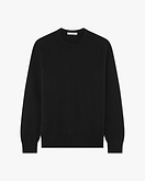 Classic Rundhalspullover Herren - Schwarz