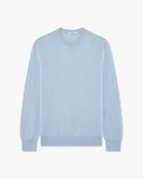 Classic Rundhalspullover Herren - Hellblau