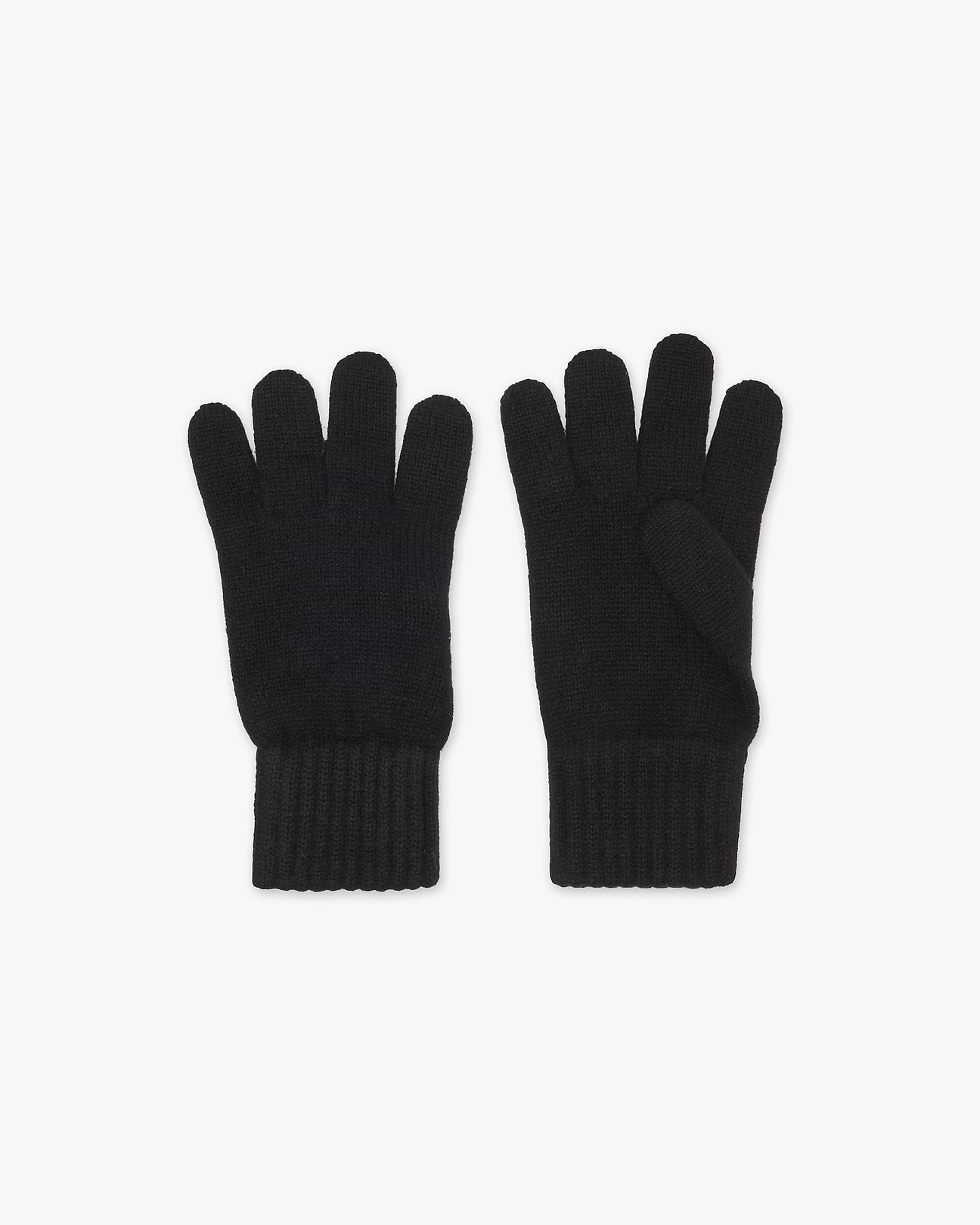黒　palace loves me knitted gloves black mens-classic-cashmere-gloves-