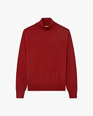 Classic Rollkragenpullover Herren - Rot