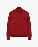 Classic Rollkragenpullover Herren - Rot