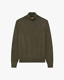 Classic Rollkragenpullover Herren - Grün