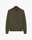 Classic Rollkragenpullover Herren - Grün