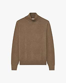 Classic Rollkragenpullover Herren - Hellbraun