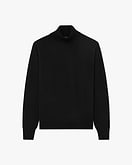 Classic Rollkragenpullover Herren - Schwarz