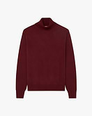 Classic Rollkragenpullover Herren - Bordeaux