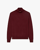 Classic Rollkragenpullover Herren - Bordeaux