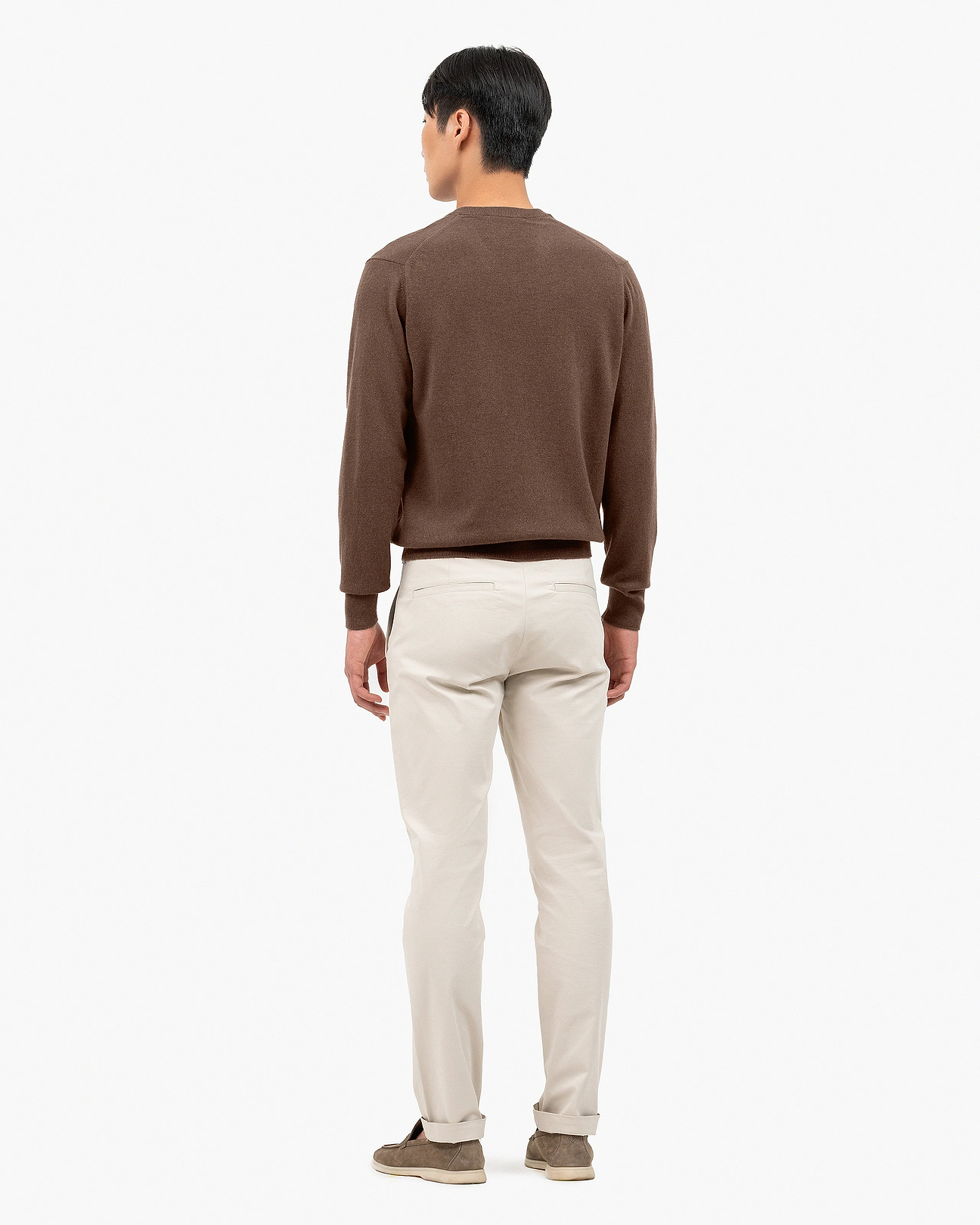 Pull Col V Pour Homme En Mélange Cachemire - Fabriqué En Italie - 20 Couleurs Disponibles - Neuf Avec étiquettes