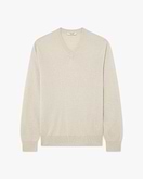Classic V-Ausschnittpullover Herren - Helles Beige