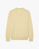 Classic V-Ausschnittpullover Herren - Gelb