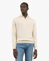 Custom Studio - Classic Half-Zip-Pullover Herren