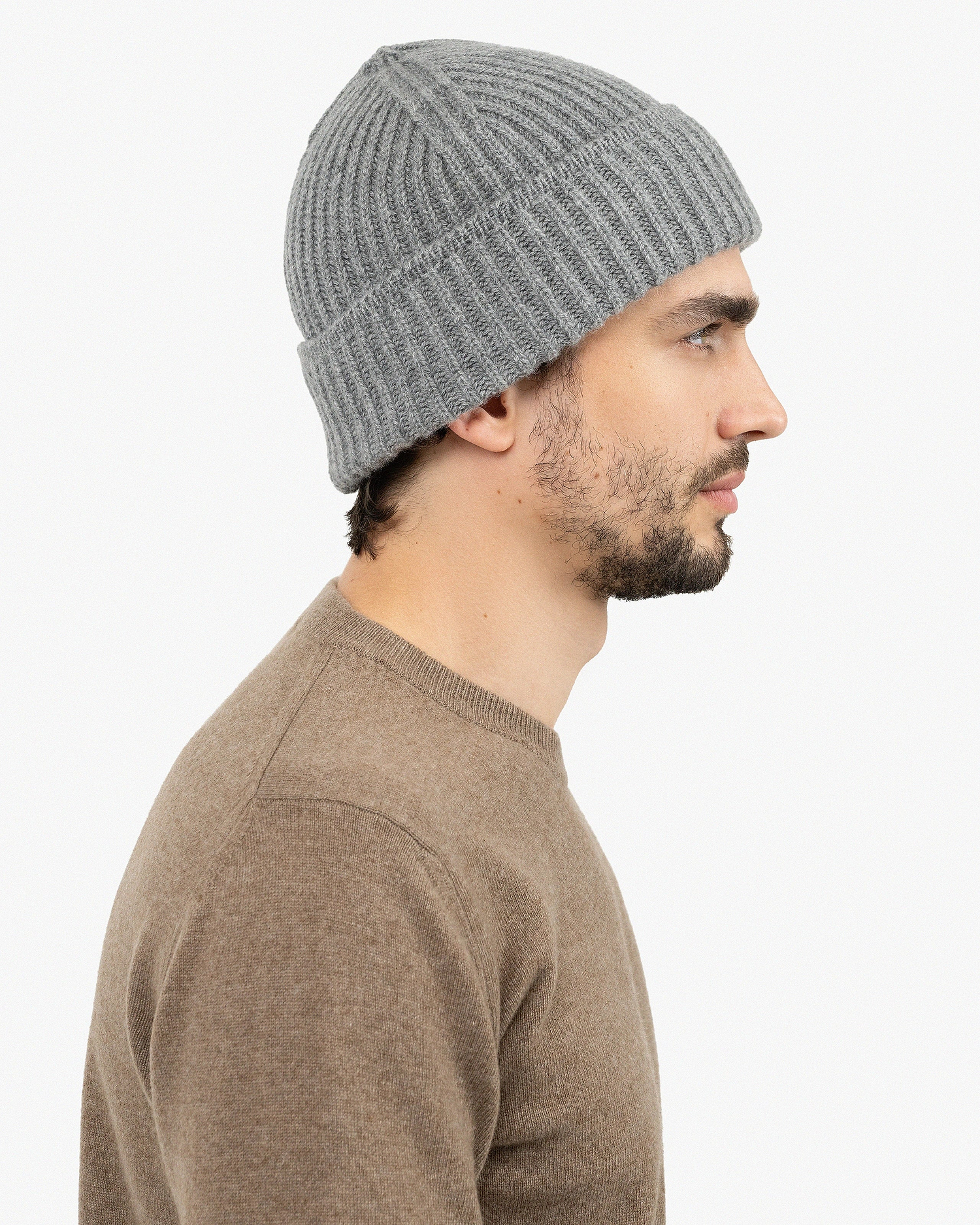 Men's Cortina Hat - Medium Grey Cashmere