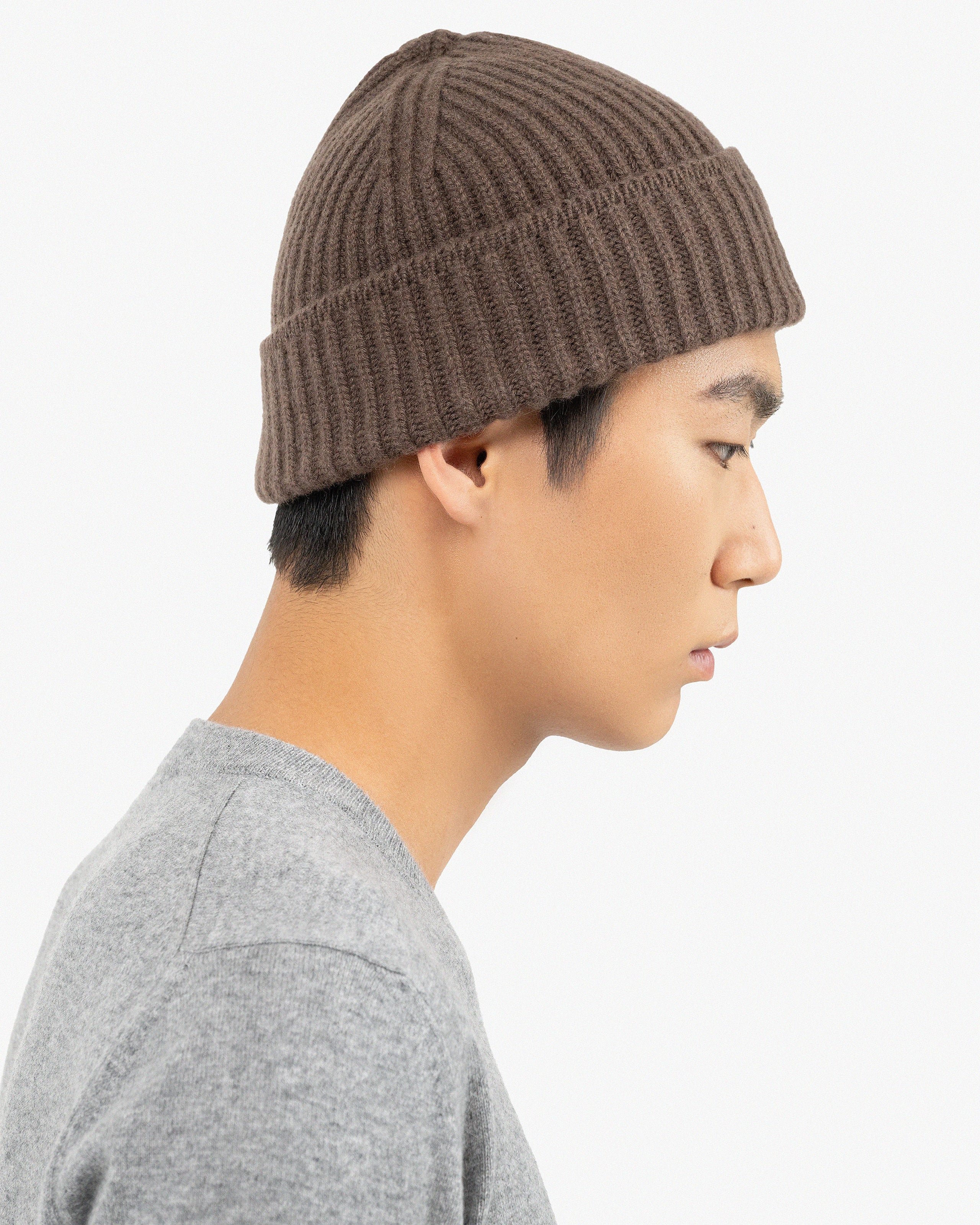 Men's Cortina Hat - Brown Cashmere
