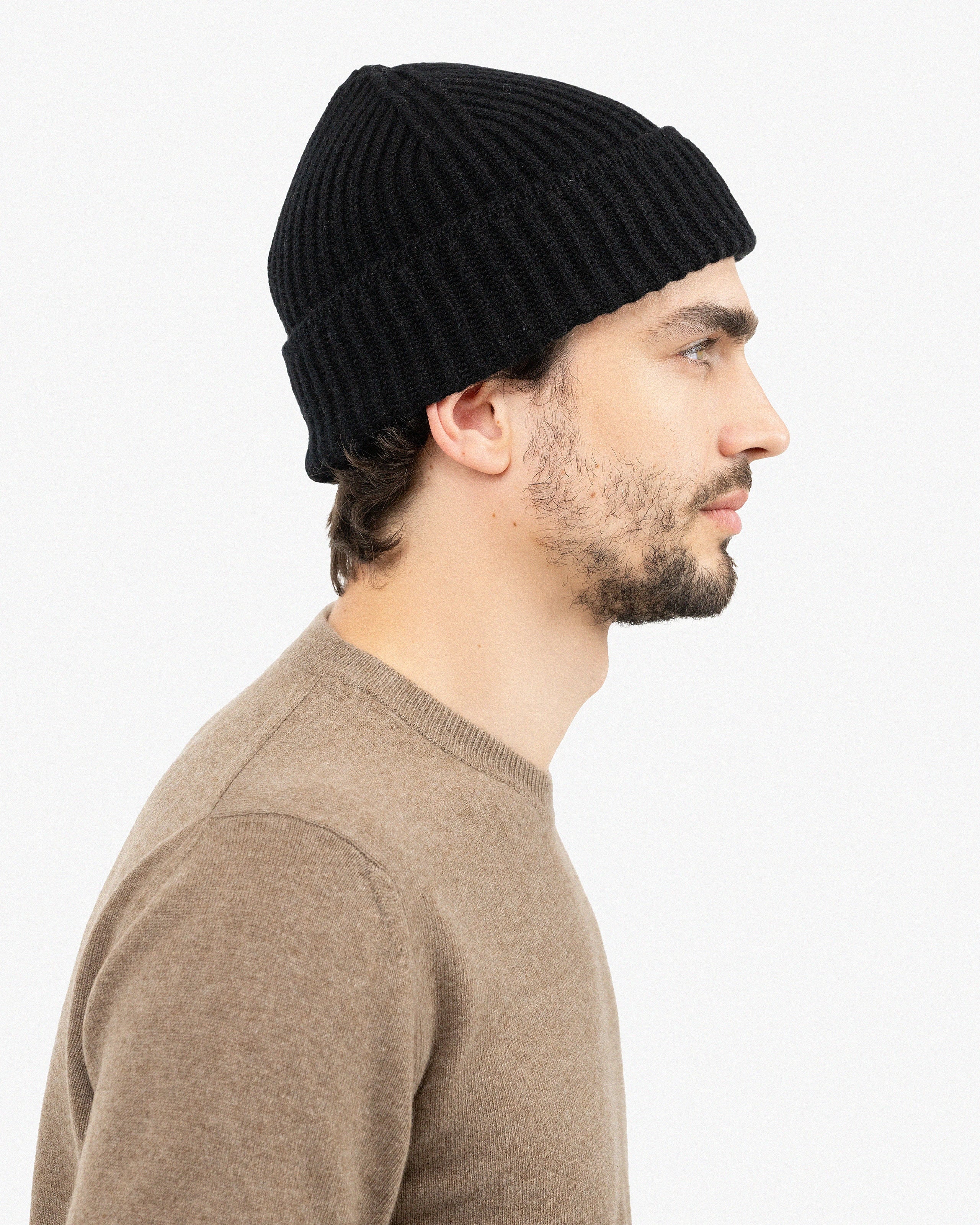 Men's Cortina Hat - Black Cashmere