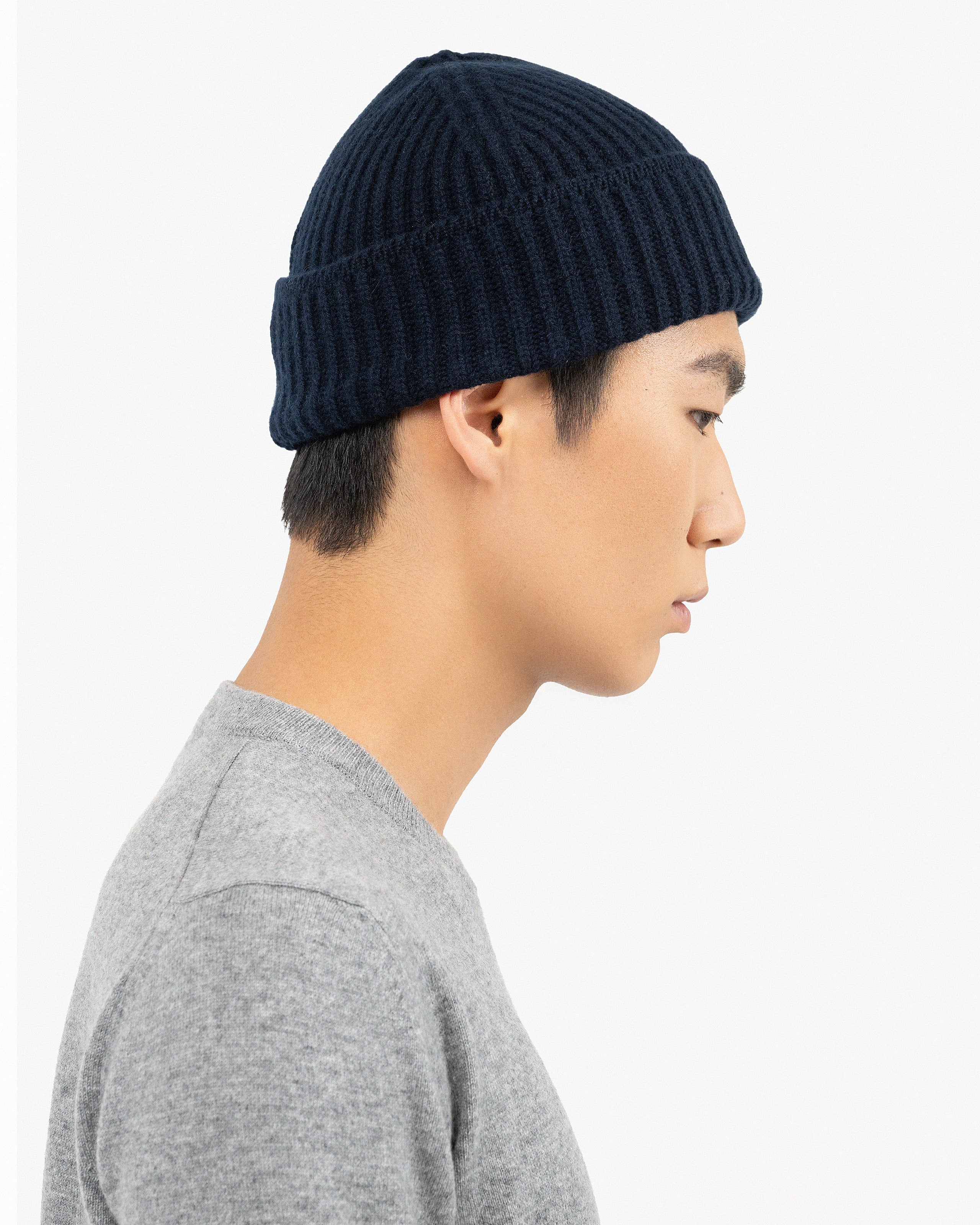 Men's Cortina Hat - Night Blue Cashmere