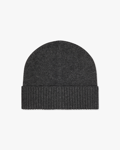 Men's Essential Hat - Charcoal Cashmere